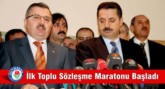 İlk Toplu Sözleşme Maratonu Başladı