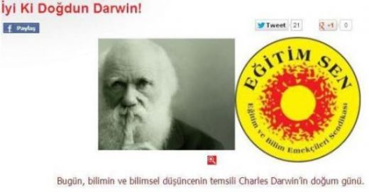“İyi ki doğdun Darvin”