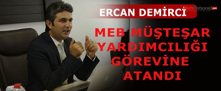 MEB'E YENİ MÜSTEŞAR YARDIMCISI  ATANDI.