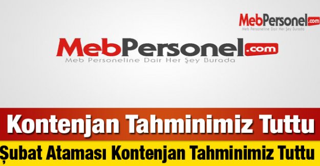 15 Bin Öğretmen Ataması İçin Yaptığımız Kontenjan Tahminimiz Tuttu