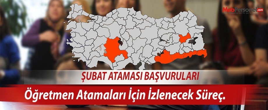 Öğretmen Atamaları İçin İzlenecek Süreç. Atama-Staj Başvuru İşlemleri