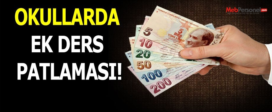 OKULLARDA EK DERS PATLAMASI!