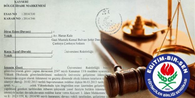 Mahkeme: Geliştirme Ödeneği Süresiz Görevlendirme Yapılan Yere Göre Ödenir ...