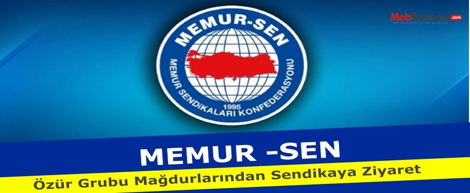 Özür Grubu Mağdurlarından Sendikaya Ziyaret