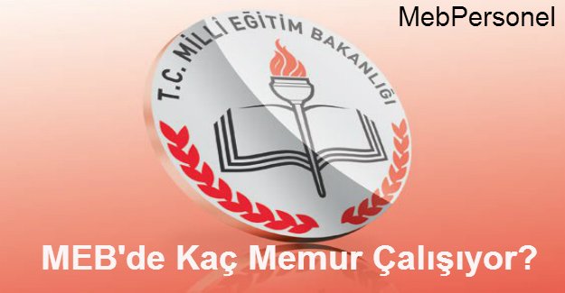 MEB'de Kaç Memur Çalışıyor?