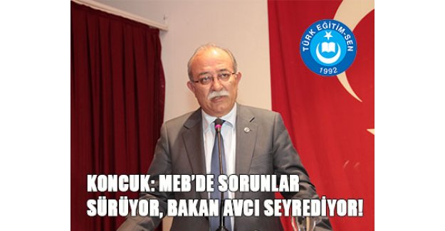 MEB'de Sorunlar Sürüyor, Bakan Avcı Seyrediyor
