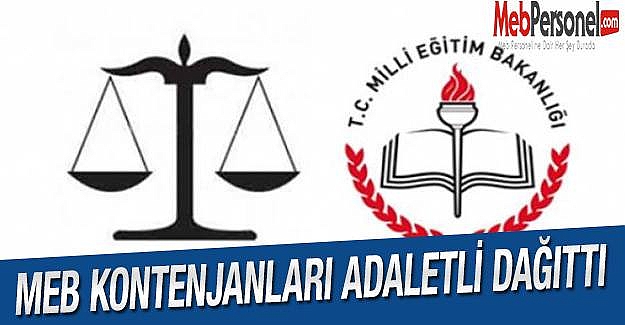 MEB Kontenjanları Adaletli Dağıttı