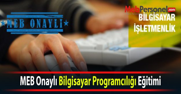 MEB Onaylı Bilgisayar Programcılığı Eğitimi