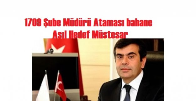 MEB şube Müdürlüğü atamalarda sorun yok.