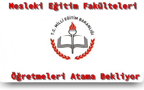 Mesleki Eğitim Fakülteleri Öğretmenleri Atama Bekliyor
