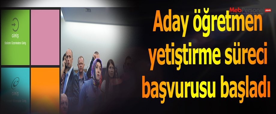 Aday öğretmen yetiştirme süreci başvurusu başladı