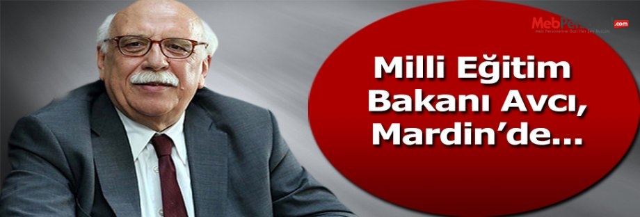 Bakan Avcı, Mardin'de