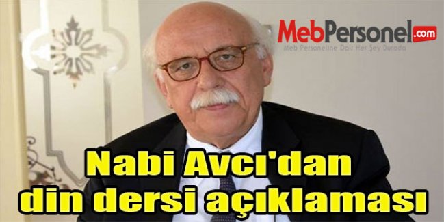 Nabi Avcı'dan din dersi açıklaması