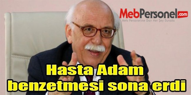 Nabi Avcı: Hasta Adam benzetmesi sona erdi