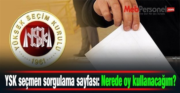 Nerede Oy Kullanacağım Sorgula 7 Haziran 2015
