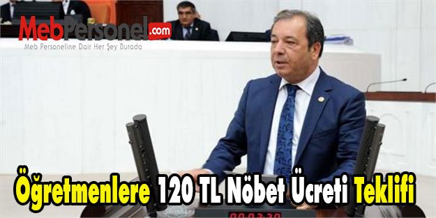 Öğretmenlere 120 TL Nöbet Ücreti Teklifi