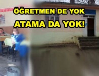 Öğretmensiz okullara ücretli öğretmen bulmak için ilan verildi.
