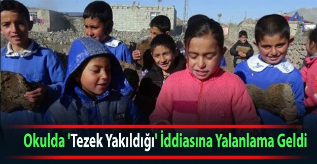 Okulda 'Tezek Yakıldığı' İddiasına Yalanlama Geldi