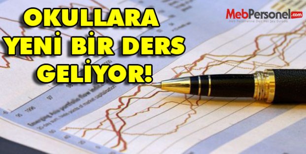 Okullara Yeni Bir Ders Geliyor