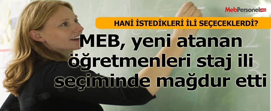 Öğretmenler ikamet ettiği ili seçemiyor
