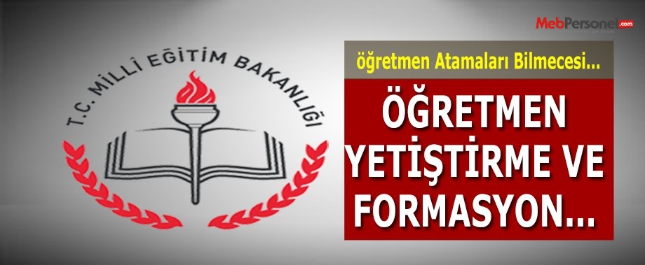 Öğretmen yetiştirme ve formasyon tartışması
