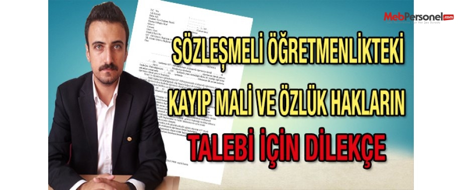 Sözleşmeli Öğretmenlikteki Kayıp Mali Ve Özlük Hakların Talebi İçin Dilekçe ve Dava Yolu