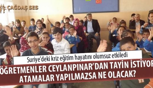 Savaş Ceylanpınarda Eğitimi Olumsuz Etkiliyor
