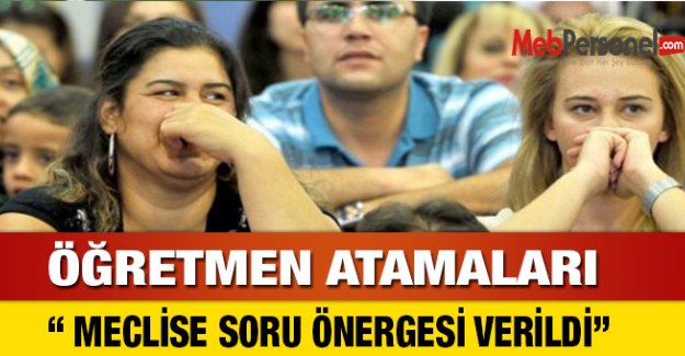 Sosyal Bilgiler Öğretmenleri hakkında önerge
