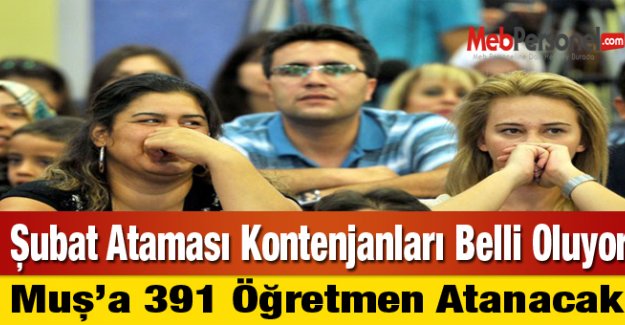 Şubat Ataması Kontenjanları Belli Oluyor