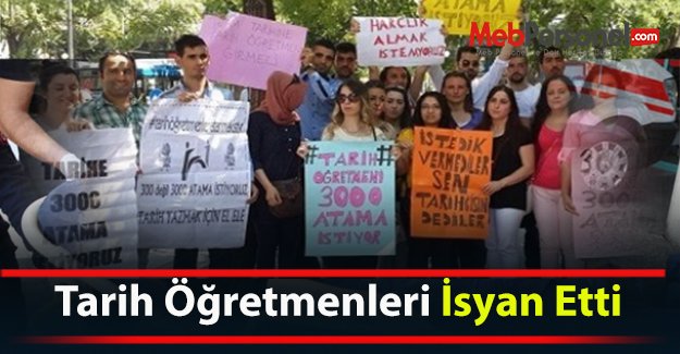 Tarih Öğretmenleri İsyan Etti