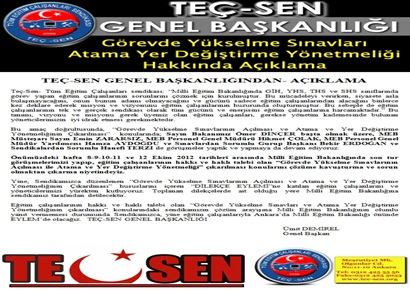 TEÇSEN’in Yönetmelik Çığlığı!