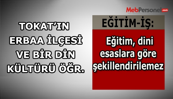 EĞİTİM DİNİ ESASLARA GÖRE ŞEKİLLENDİRİLEMEZ