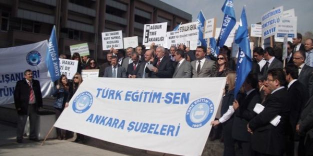 Türk Eğitim-Sen'den iş bırakma eylemi