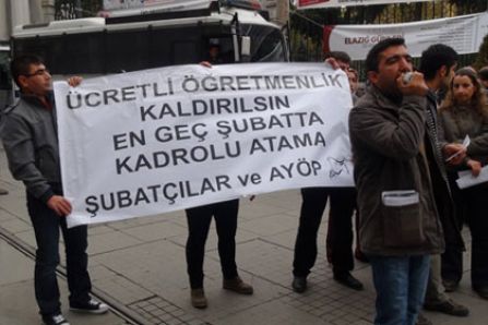 Ücretli öğretmenlik kaldırılsın, en geç Şubat'ta kadrolu atama yapılsın