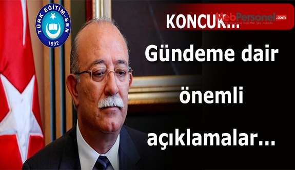 KONCUK: HAİN SALDIRIYI KINIYORUZ