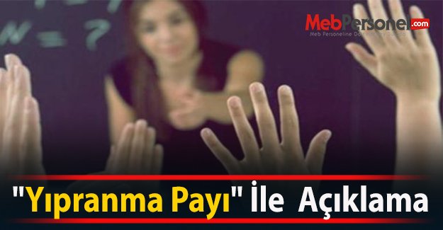 "Yıpranma Payı" İle  Açıklama