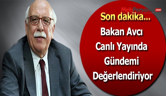Milli Eğitim Bakanı Nabi Avcı Canlı Yayında Gündemi Değerlendiriyor