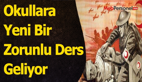 Okullara Yeni Bir Zorunlu Ders Geliyor