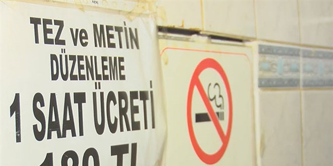 YÖK suç duyurusunda bulunmuştu ama parayla tez yazmaya devam ediyorlar