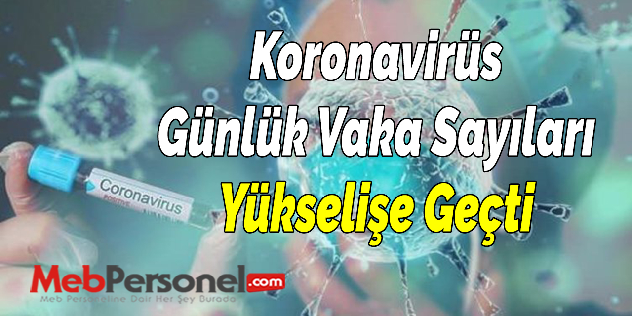 Koronavirüs Günlük Vaka Sayıları Yükselişe Geçti