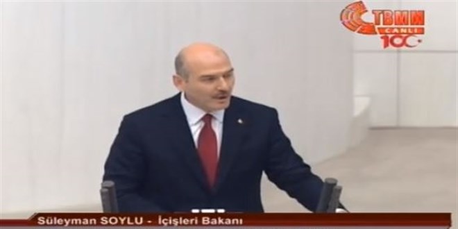Bakan Soylu, Meclis'teki konuşmasında göz yaşlarını tutamadı
