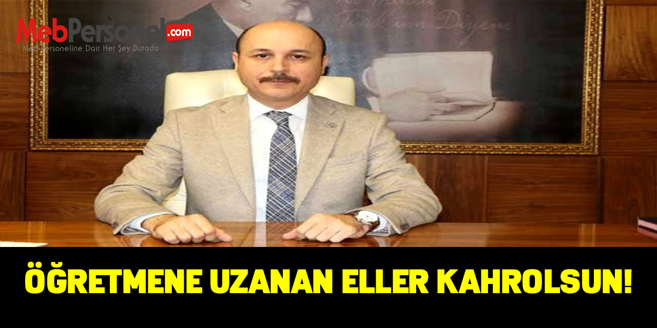 Canlı derste saldırıya uğrayan öğretmen için Talip Geylan'dan sert açıklama
