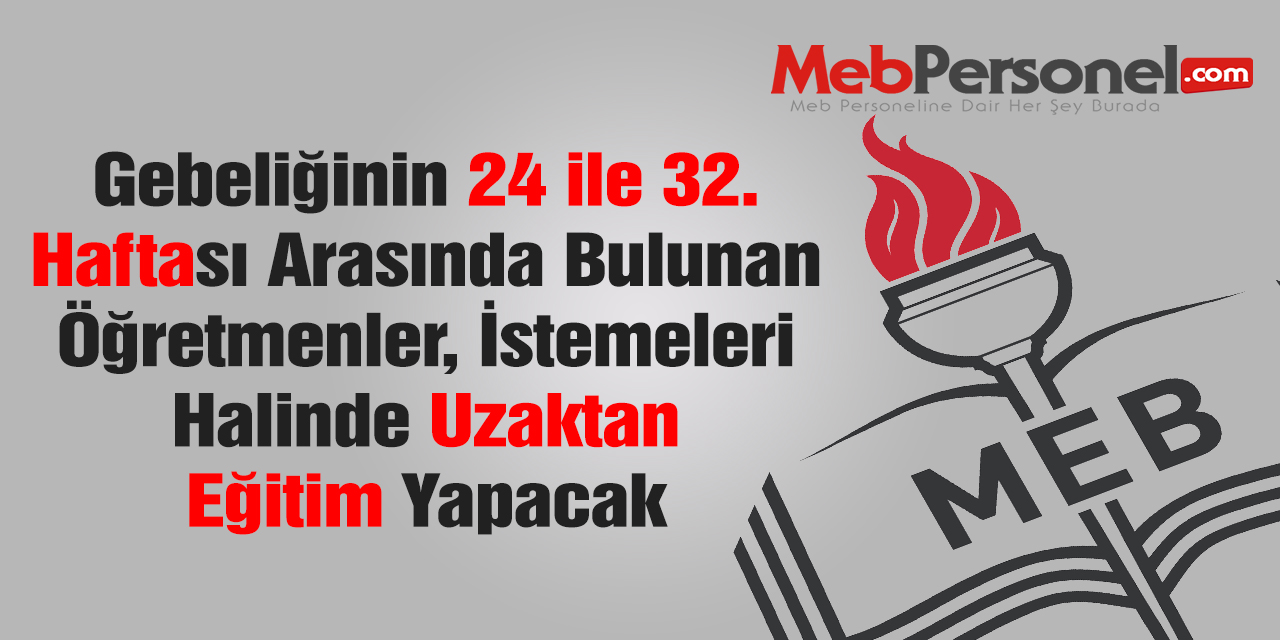 Hamile Öğretmenler Uzaktan Eğitim Verebilecek