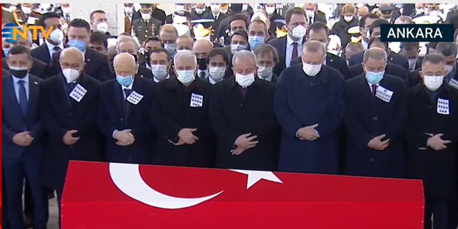 11 şehidimiz için Ankara'da cenaze namazı kılındı