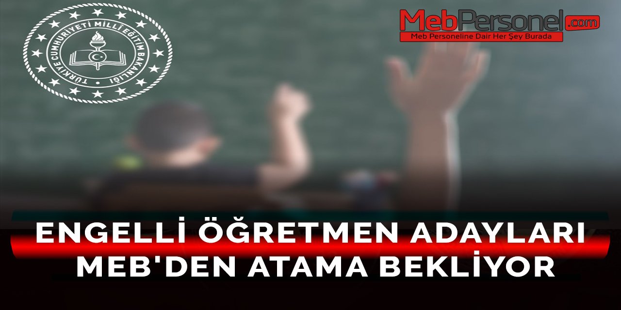 Engelli Öğretmen Adayları MEB'den Atama Bekliyor