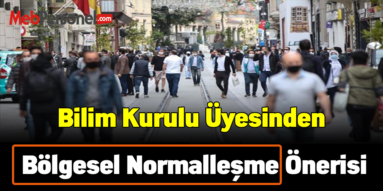 Bilim Kurulu üyesinden bölgesel normalleşme önerisi