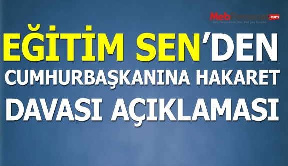 Cumhurbaşkanına hakaret soruşturmasında ders niteliğinde karar