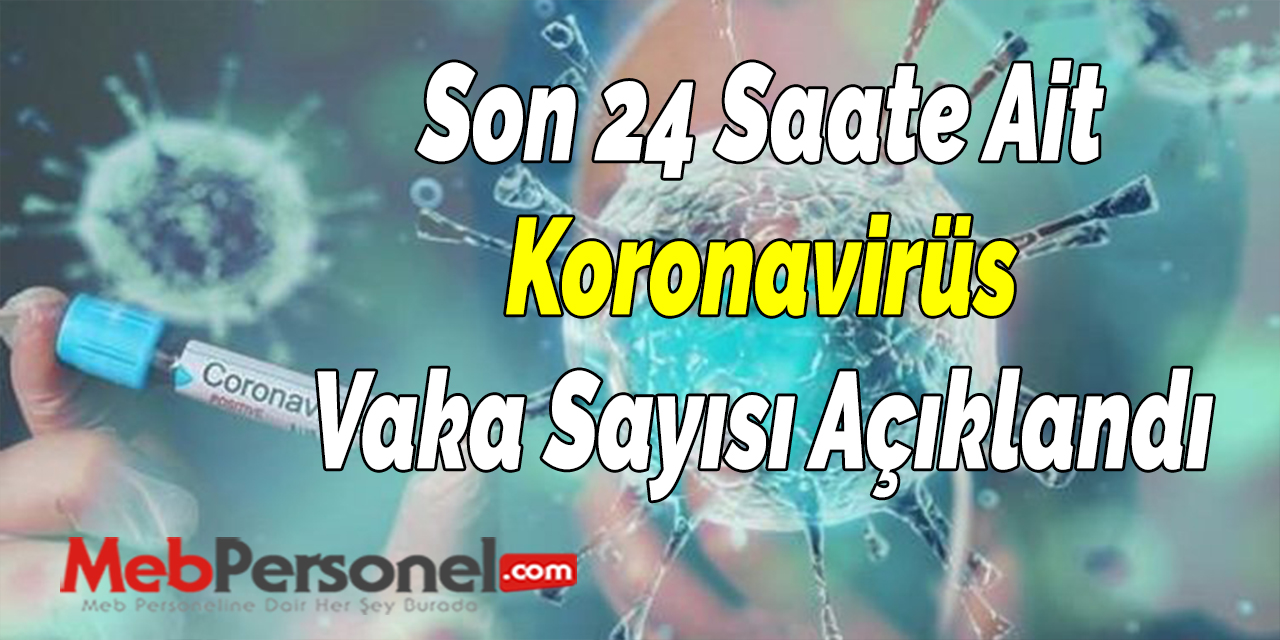 Son 24 Saate Ait Koronavirüs Vaka Sayısı Açıklandı