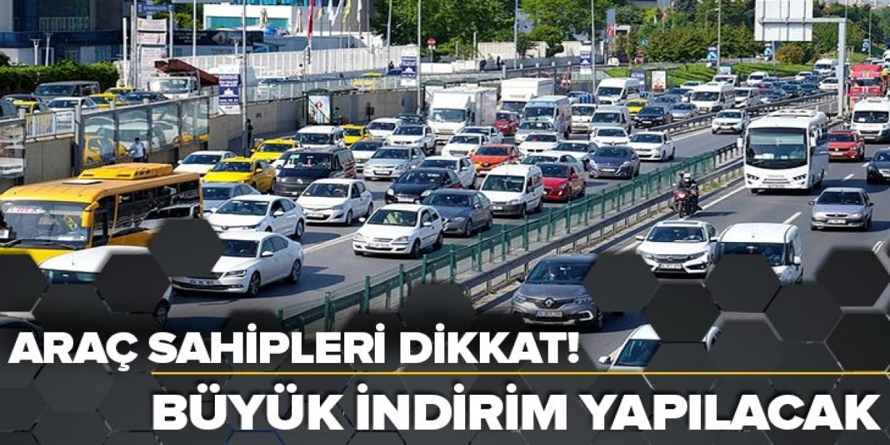 Milyonlarca araç sahibini ilgilendiriyor! MTV'de büyük indirim yapılacak