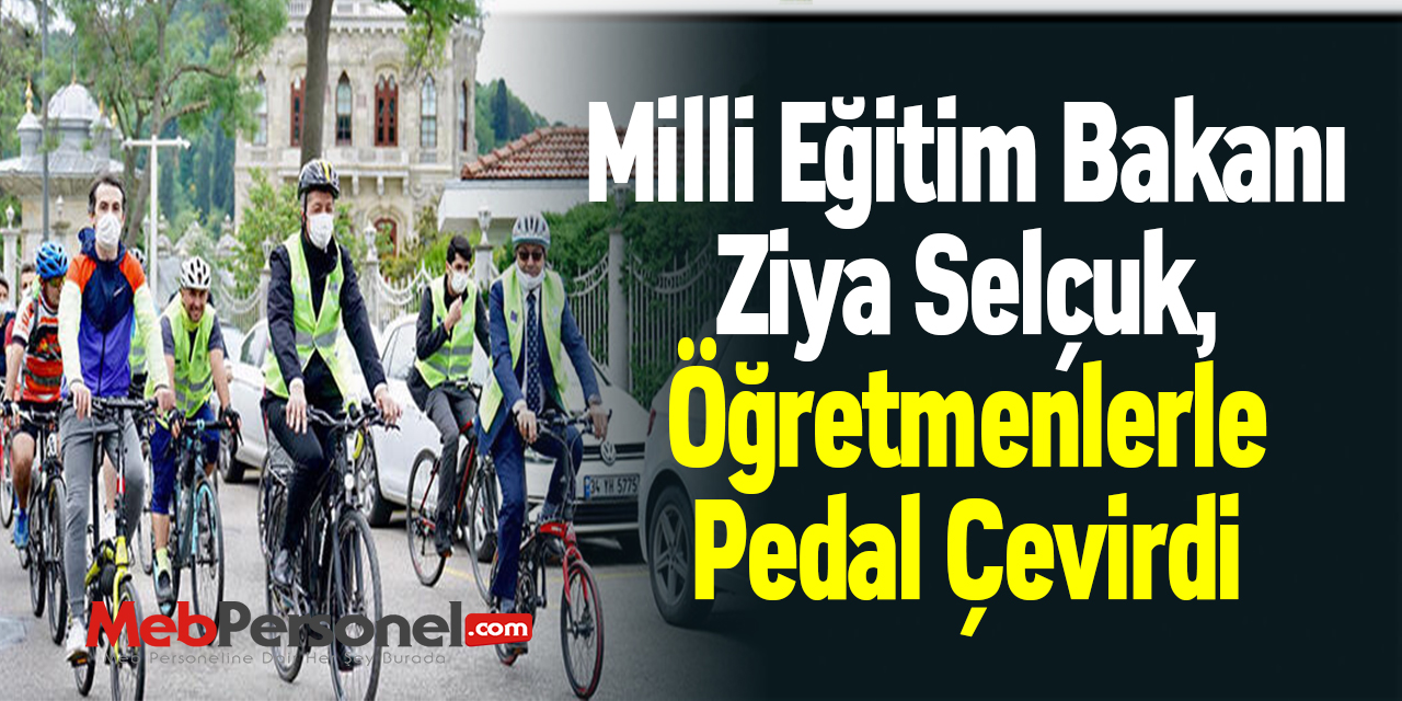 Milli Eğitim Bakanı Ziya Selçuk, Öğretmenlerle Pedal Çevirdi